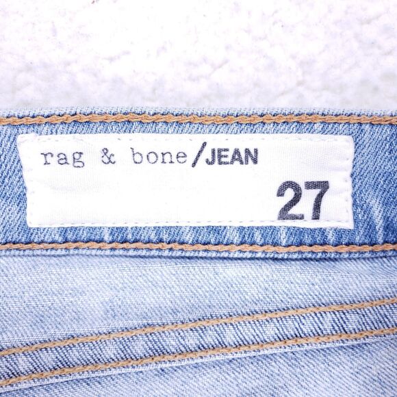 Rag and Bone Dre Destroyed Capri Women Size 27 Mid-Rise Denim Jeans Casual Pants - Picture 11 of 11
